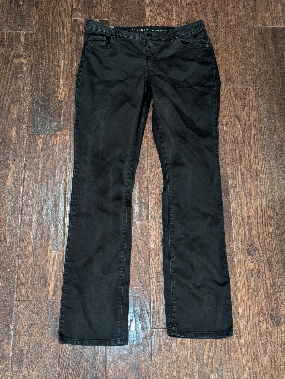 Lauren Conrad Straight Black Jeans